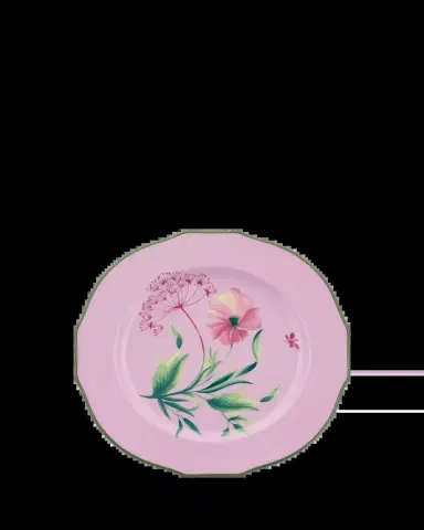 GINORI 1735 Florenza Malva Dessert Plate | Thumbnail 2 GINORI 1735 Florenza Malva Dessert Plate | Thumbnail 2