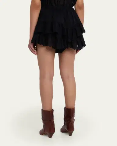Etoile Isabel Marant Jocadia Embroidered Tiered Mini Skirt | Thumbnail 3 Etoile Isabel Marant Jocadia Embroidered Tiered Mini Skirt | Thumbnail 3