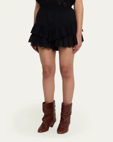 Etoile Isabel Marant Jocadia Embroidered Tiered Mini Skirt | Thumbnail 4 Etoile Isabel Marant Jocadia Embroidered Tiered Mini Skirt | Thumbnail 4