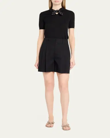 Valentino Garavani Polka Dot Bow Wool Knit Sweater | Thumbnail 2 Valentino Garavani Polka Dot Bow Wool Knit Sweater | Thumbnail 2