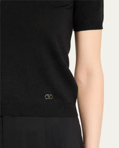 Valentino Garavani Polka Dot Bow Wool Knit Sweater | Thumbnail 5 Valentino Garavani Polka Dot Bow Wool Knit Sweater | Thumbnail 5