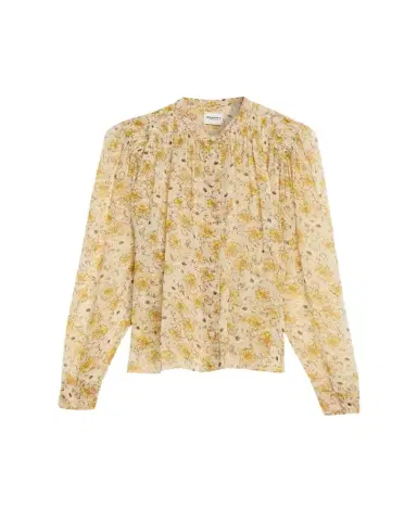 Etoile Isabel Marant Florine Floral Georgette Blouse | Thumbnail 1 Etoile Isabel Marant Florine Floral Georgette Blouse | Thumbnail 1