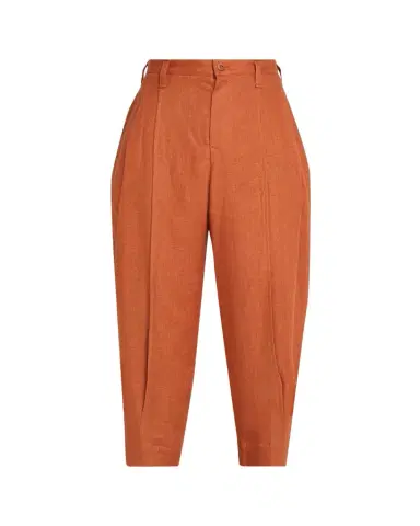 IM MEN Men's Linen Pleated Tapered-Leg Trousers | Thumbnail 1 IM MEN Men's Linen Pleated Tapered-Leg Trousers | Thumbnail 1