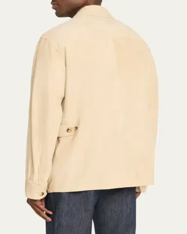 Ralph Lauren Purple Label Men's Suede Field Jacket | Thumbnail 3 Ralph Lauren Purple Label Men's Suede Field Jacket | Thumbnail 3