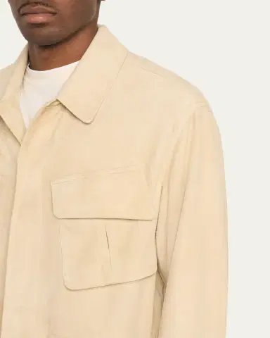 Ralph Lauren Purple Label Men's Suede Field Jacket | Thumbnail 5 Ralph Lauren Purple Label Men's Suede Field Jacket | Thumbnail 5