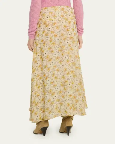 Etoile Isabel Marant Fran Floral Georgette Maxi Skirt | Thumbnail 3 Etoile Isabel Marant Fran Floral Georgette Maxi Skirt | Thumbnail 3