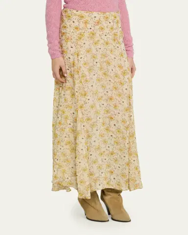 Etoile Isabel Marant Fran Floral Georgette Maxi Skirt | Thumbnail 4 Etoile Isabel Marant Fran Floral Georgette Maxi Skirt | Thumbnail 4