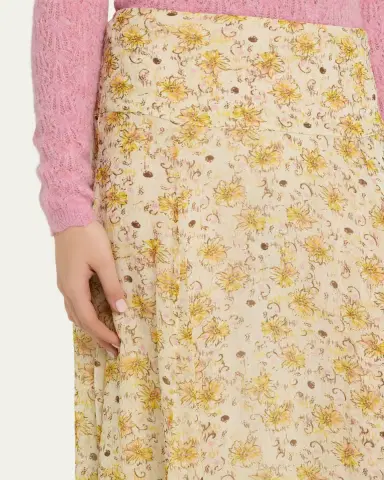Etoile Isabel Marant Fran Floral Georgette Maxi Skirt | Thumbnail 5 Etoile Isabel Marant Fran Floral Georgette Maxi Skirt | Thumbnail 5