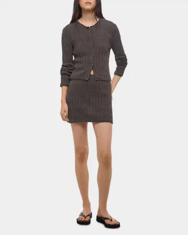 Helmut Lang Cable-Knit Cardigan | Thumbnail 2 Helmut Lang Cable-Knit Cardigan | Thumbnail 2