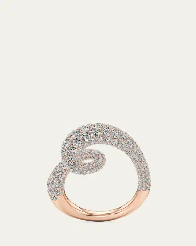 Unsaid Whirlwind Half Lab-Grown Diamond Pave Ring in 18K | Thumbnail 3 Unsaid Whirlwind Half Lab-Grown Diamond Pave Ring in 18K | Thumbnail 3