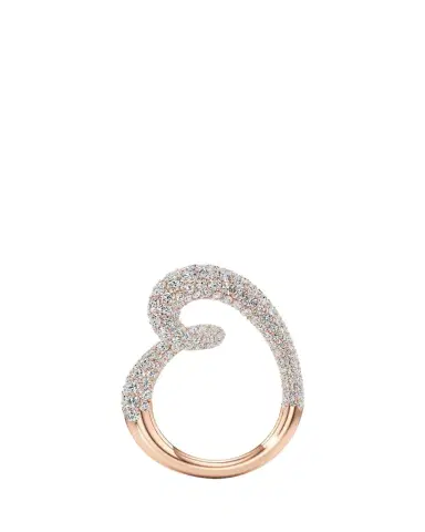 Unsaid Whirlwind Half Lab-Grown Diamond Pave Ring in 18K | Thumbnail 1 Unsaid Whirlwind Half Lab-Grown Diamond Pave Ring in 18K | Thumbnail 1