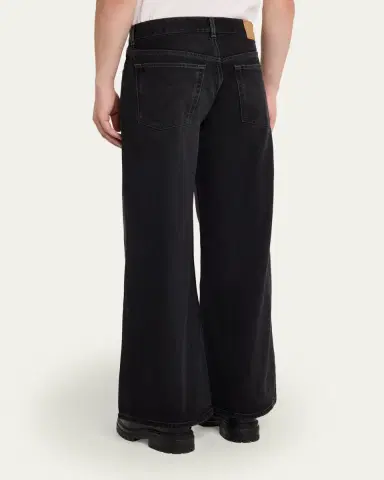 Jeanerica Men's Black Denim Wide-Leg Jeans | Thumbnail 3 Jeanerica Men's Black Denim Wide-Leg Jeans | Thumbnail 3