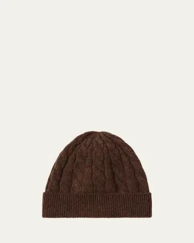 Loro Piana Cedar Cable-Knit Cashmere Beanie | Thumbnail 3 Loro Piana Cedar Cable-Knit Cashmere Beanie | Thumbnail 3