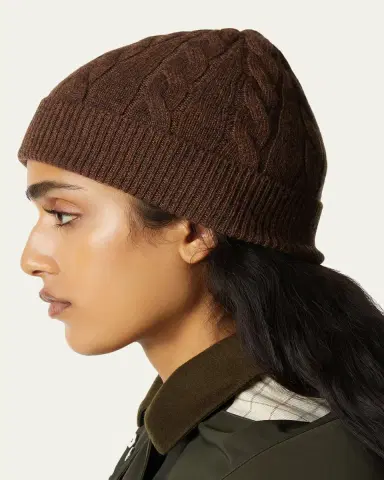 Loro Piana Cedar Cable-Knit Cashmere Beanie | Thumbnail 4 Loro Piana Cedar Cable-Knit Cashmere Beanie | Thumbnail 4