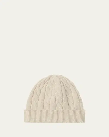 Loro Piana Cedar Cable-Knit Cashmere Beanie | Thumbnail 6 Loro Piana Cedar Cable-Knit Cashmere Beanie | Thumbnail 6