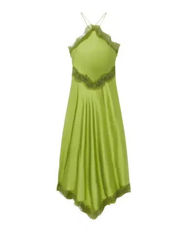 A.L.C. Lucia Satin & Lace Midi Dress | Thumbnail 1 A.L.C. Lucia Satin & Lace Midi Dress | Thumbnail 1