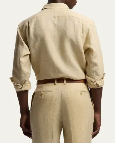 Ralph Lauren Purple Label Windowpane Shirt | Thumbnail 3 Ralph Lauren Purple Label Windowpane Shirt | Thumbnail 3