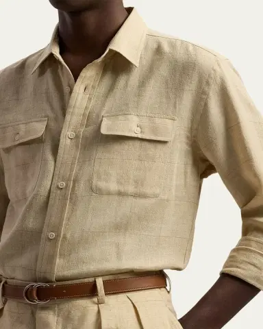 Ralph Lauren Purple Label Windowpane Shirt | Thumbnail 5 Ralph Lauren Purple Label Windowpane Shirt | Thumbnail 5