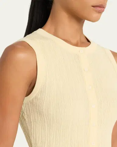 A.L.C. Lottie Button-Front Top | Thumbnail 5 A.L.C. Lottie Button-Front Top | Thumbnail 5