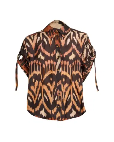 Zimmermann Aster Ikat Relaxed Shirt | Thumbnail 1 Zimmermann Aster Ikat Relaxed Shirt | Thumbnail 1