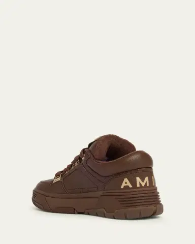 AMIRI Men's Chrome MA-1 Leather Low-Top Sneakers | Thumbnail 2 AMIRI Men's Chrome MA-1 Leather Low-Top Sneakers | Thumbnail 2
