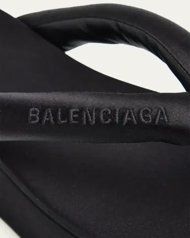 Balenciaga 90mm Gaeta Satin Platform Thong Sandals | Thumbnail 5 Balenciaga 90mm Gaeta Satin Platform Thong Sandals | Thumbnail 5