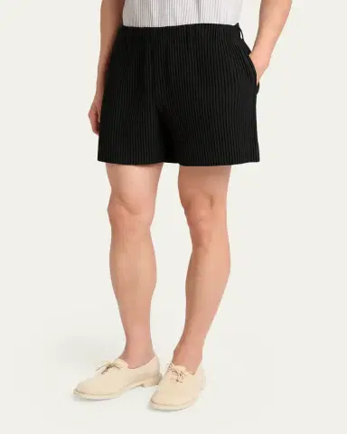 Homme Plissé Issey Miyake Men's Tailored Pleats 3 Mini Shorts | Thumbnail 4 Homme Plissé Issey Miyake Men's Tailored Pleats 3 Mini Shorts | Thumbnail 4
