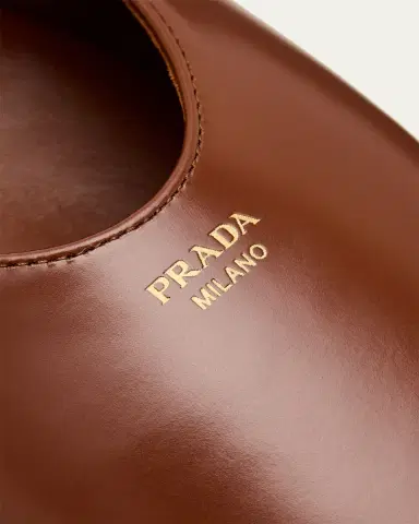 Prada Brushed Leather Ballerina Flats | Thumbnail 9 Prada Brushed Leather Ballerina Flats | Thumbnail 9