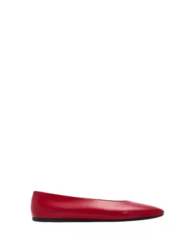 Prada Brushed Leather Ballerina Flats | Thumbnail 1 Prada Brushed Leather Ballerina Flats | Thumbnail 1