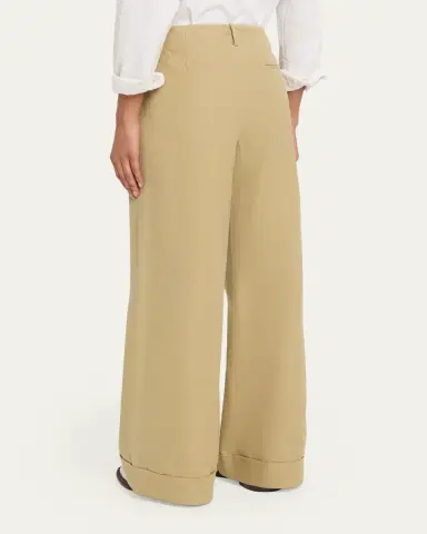 TWP Delilah Wide-Leg Twill Pants | Thumbnail 3 TWP Delilah Wide-Leg Twill Pants | Thumbnail 3