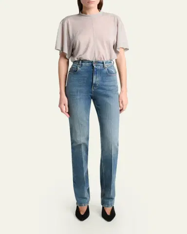 Balenciaga High-Rise Slim-Leg Jeans | Thumbnail 2 Balenciaga High-Rise Slim-Leg Jeans | Thumbnail 2