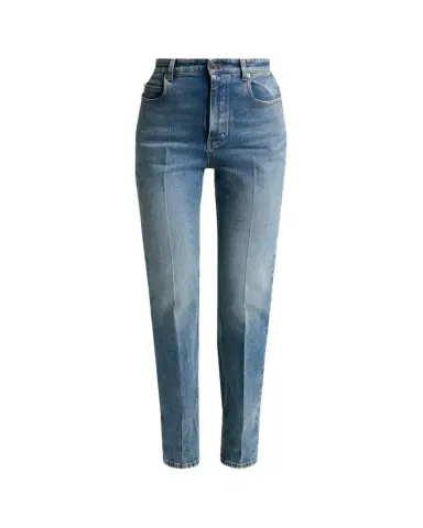 Balenciaga High-Rise Slim-Leg Jeans | Thumbnail 1 Balenciaga High-Rise Slim-Leg Jeans | Thumbnail 1