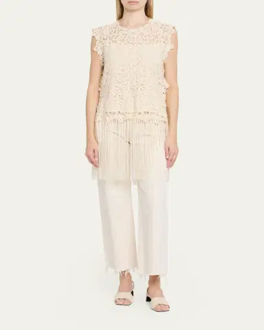 Sea Alina Embroidered Fringe Top | Thumbnail 2 Sea Alina Embroidered Fringe Top | Thumbnail 2