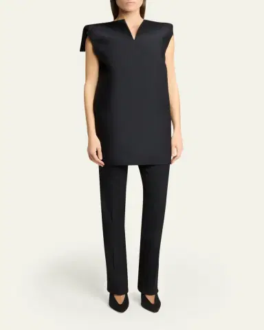 Balenciaga Vareuse Structured Sleeveless Mini Dress | Thumbnail 2 Balenciaga Vareuse Structured Sleeveless Mini Dress | Thumbnail 2