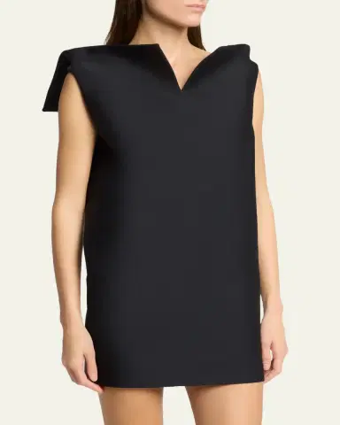 Balenciaga Vareuse Structured Sleeveless Mini Dress | Thumbnail 4 Balenciaga Vareuse Structured Sleeveless Mini Dress | Thumbnail 4