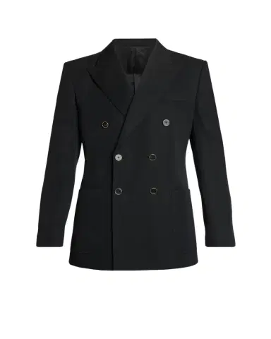 Givenchy Men's Wool Gabardine Double-Breasted Jacket | Thumbnail 1 Givenchy Men's Wool Gabardine Double-Breasted Jacket | Thumbnail 1