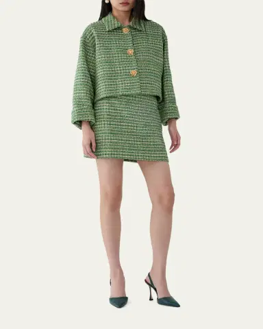 Carolina Herrera Tweed Mini Skirt | Thumbnail 2 Carolina Herrera Tweed Mini Skirt | Thumbnail 2