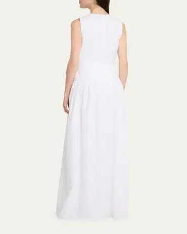 Loulou de Saison Ama Structured Maxi Dress | Thumbnail 3 Loulou de Saison Ama Structured Maxi Dress | Thumbnail 3