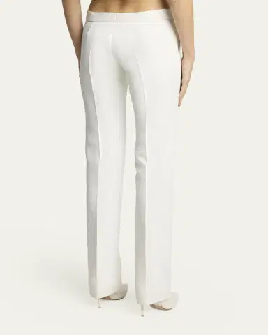 Balenciaga Low-Rise Pleated Slim-Leg Tailored Pants | Thumbnail 3 Balenciaga Low-Rise Pleated Slim-Leg Tailored Pants | Thumbnail 3