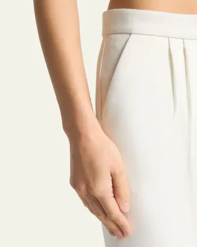 Balenciaga Low-Rise Pleated Slim-Leg Tailored Pants | Thumbnail 5 Balenciaga Low-Rise Pleated Slim-Leg Tailored Pants | Thumbnail 5