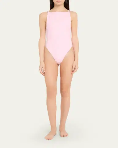 Jacquemus The Sole Open-Back One-Piece Swimsuit | Thumbnail 2 Jacquemus The Sole Open-Back One-Piece Swimsuit | Thumbnail 2
