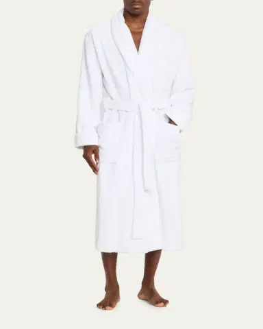 Emanuele Maffeis Men's Terry Cotton Bath Robe | Thumbnail 2 Emanuele Maffeis Men's Terry Cotton Bath Robe | Thumbnail 2