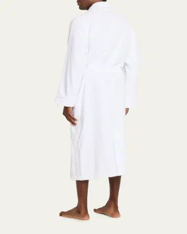 Emanuele Maffeis Men's Terry Cotton Bath Robe | Thumbnail 3 Emanuele Maffeis Men's Terry Cotton Bath Robe | Thumbnail 3