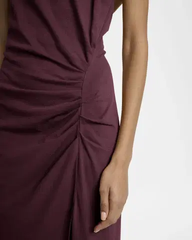 Isabel Marant Nadela Ruched Cotton Jersey Dress | Thumbnail 4 Isabel Marant Nadela Ruched Cotton Jersey Dress | Thumbnail 4