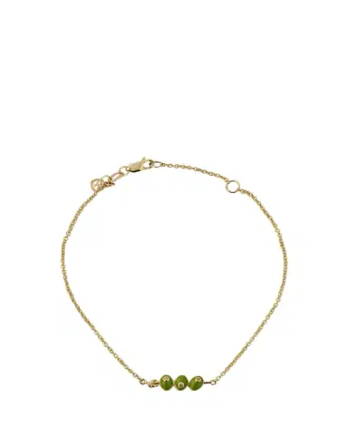 Sydney Evan 14K Three Olives Fixed Bracelet | Thumbnail 1 Sydney Evan 14K Three Olives Fixed Bracelet | Thumbnail 1