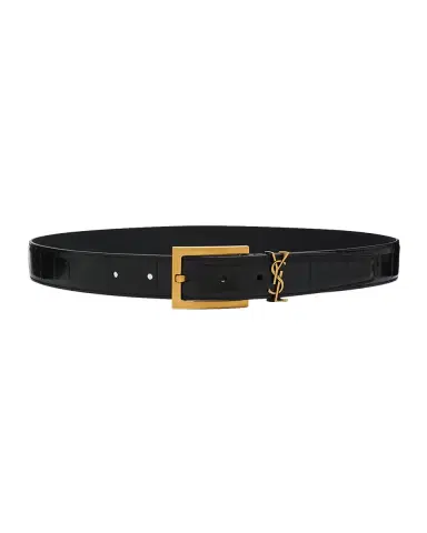 Saint Laurent Cassandre Belt in Eel Leather | Thumbnail 2 Saint Laurent Cassandre Belt in Eel Leather | Thumbnail 2