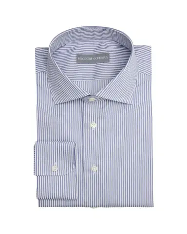 Bergdorf Goodman Men's Cotton Pinstripe Dress Shirt | Thumbnail 1 Bergdorf Goodman Men's Cotton Pinstripe Dress Shirt | Thumbnail 1