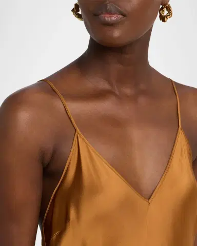 Isabel Marant Nevana Satin Backless Maxi Slip Dress | Thumbnail 4 Isabel Marant Nevana Satin Backless Maxi Slip Dress | Thumbnail 4