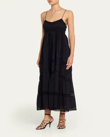 Ulla Johnson Romilly Embroidered Cotton Maxi Dress | Thumbnail 4 Ulla Johnson Romilly Embroidered Cotton Maxi Dress | Thumbnail 4