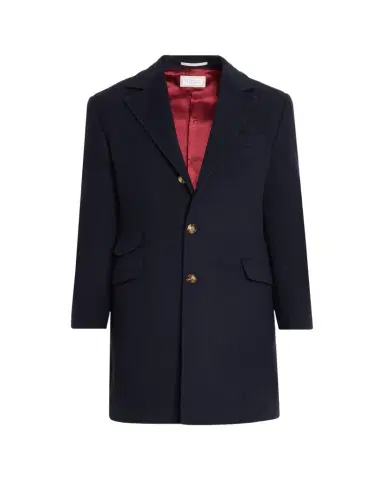 Brunello Cucinelli Men's Cashmere Single-Breasted Topcoat | Thumbnail 1 Brunello Cucinelli Men's Cashmere Single-Breasted Topcoat | Thumbnail 1